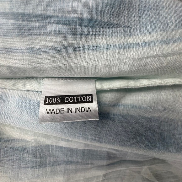 Olivia James The Label Blue White Striped Bow Strap Midi/Maxi Cotton Dress S NWT - Picture 11 of 13